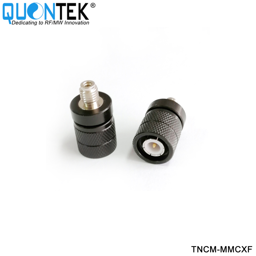 Standard Adapter,TNC Male to MMCX Female,Black zinc treatment