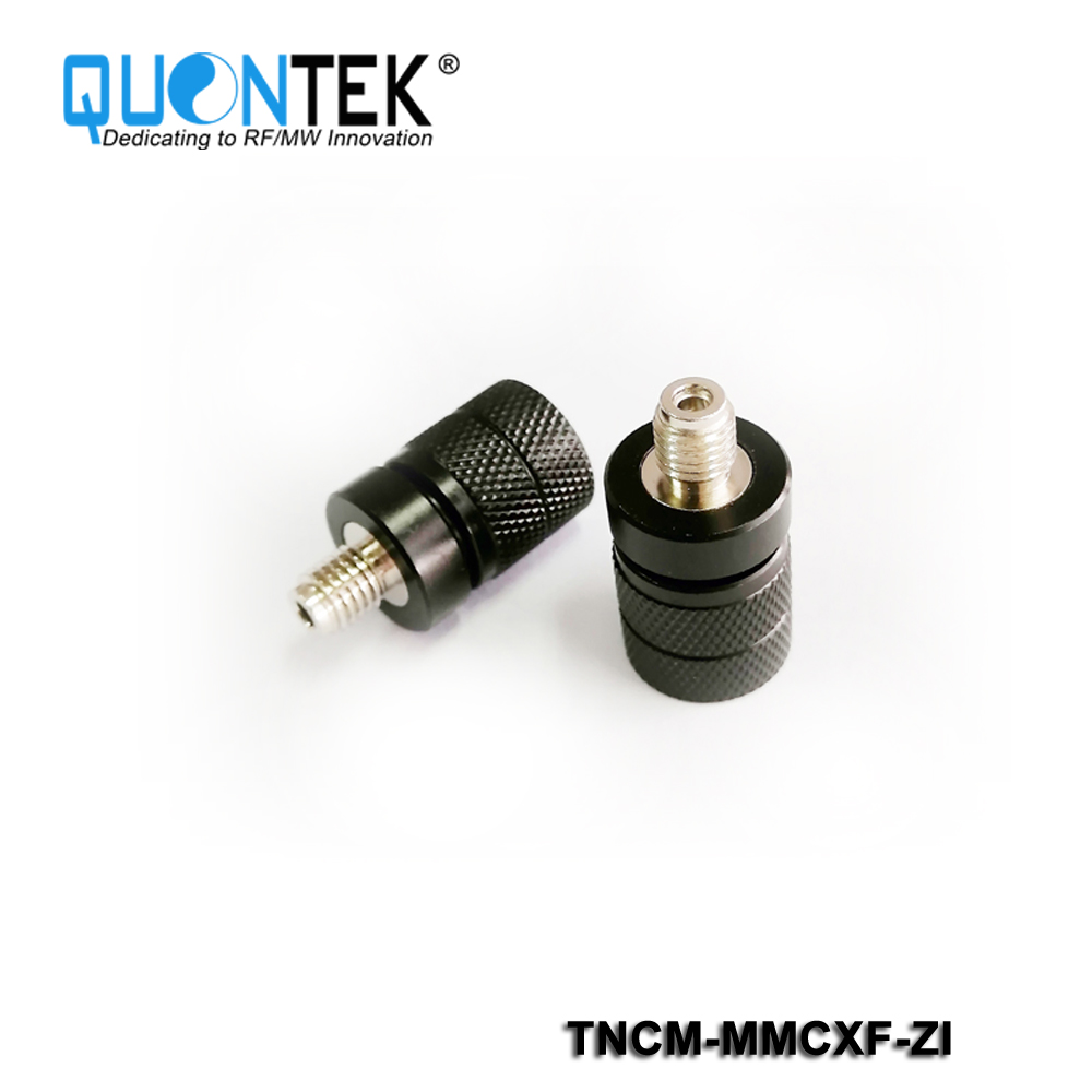 Standard Adapter,TNC Male to MMCX Female,Black zinc treatment