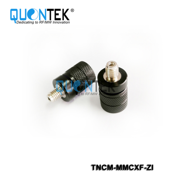Standard Adapter,TNC Male to MMCX Female,Black zinc treatment