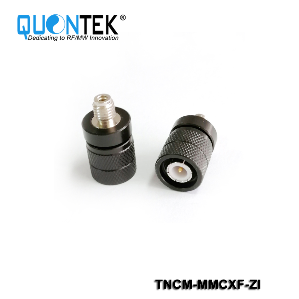 Standard Adapter,TNC Male to MMCX Female,Black zinc treatment