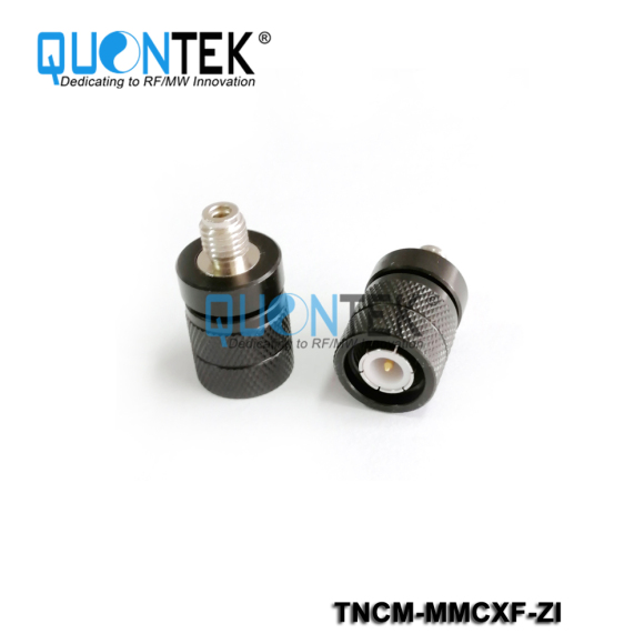 Standard Adapter,TNC Male to MMCX Female,Black zinc treatment