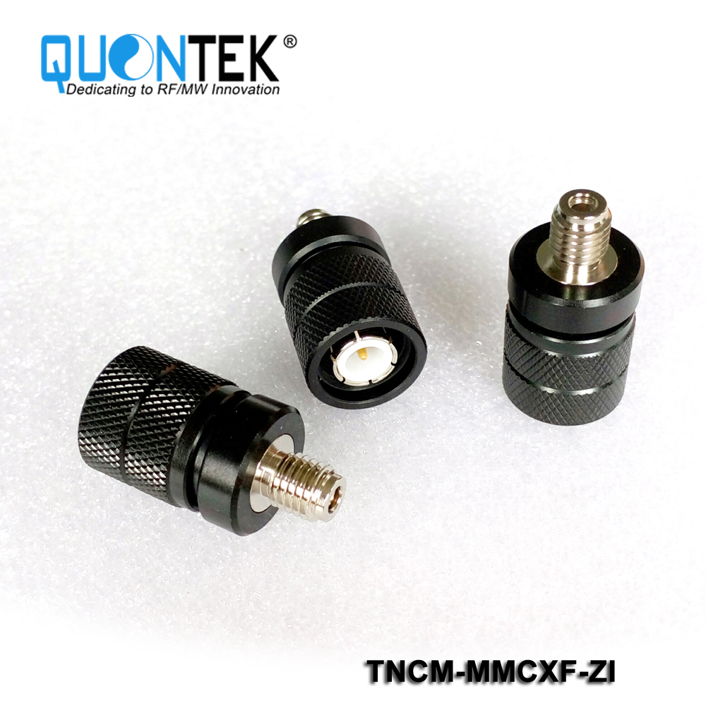 Standard Adapter,TNC Male to MMCX Female,Black zinc treatment