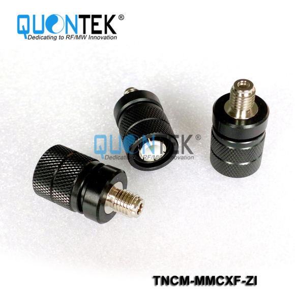 Standard Adapter,TNC Male to MMCX Female,Black zinc treatment