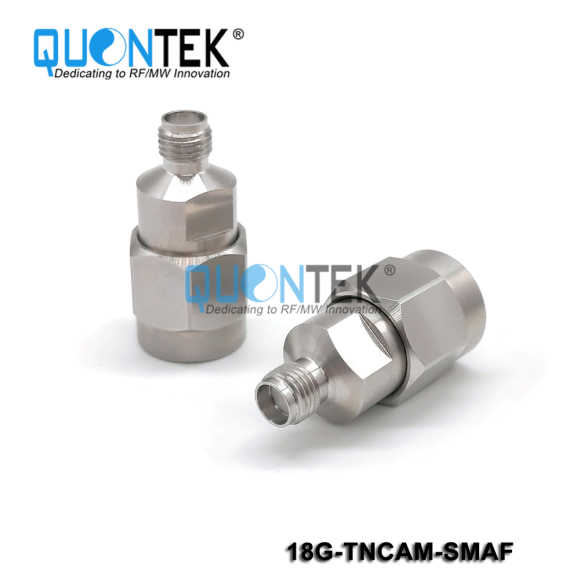 Precision adapter,TNCA male to SMA female, 18GHz