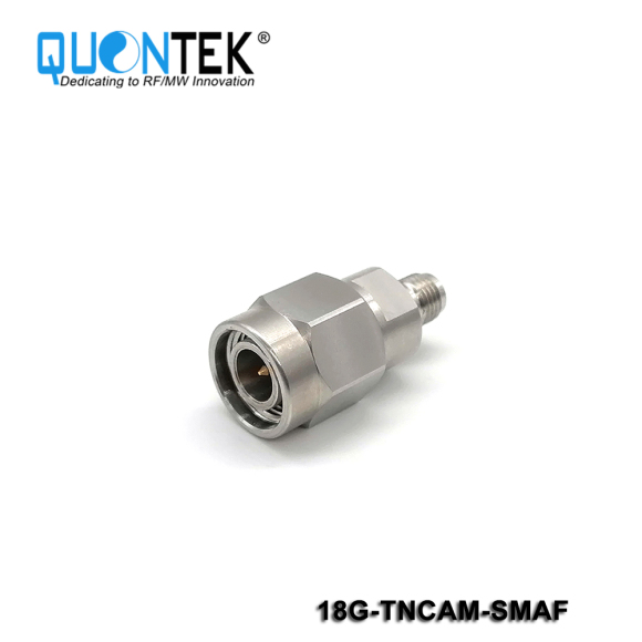 Precision adapter,TNCA male to SMA female, 18GHz