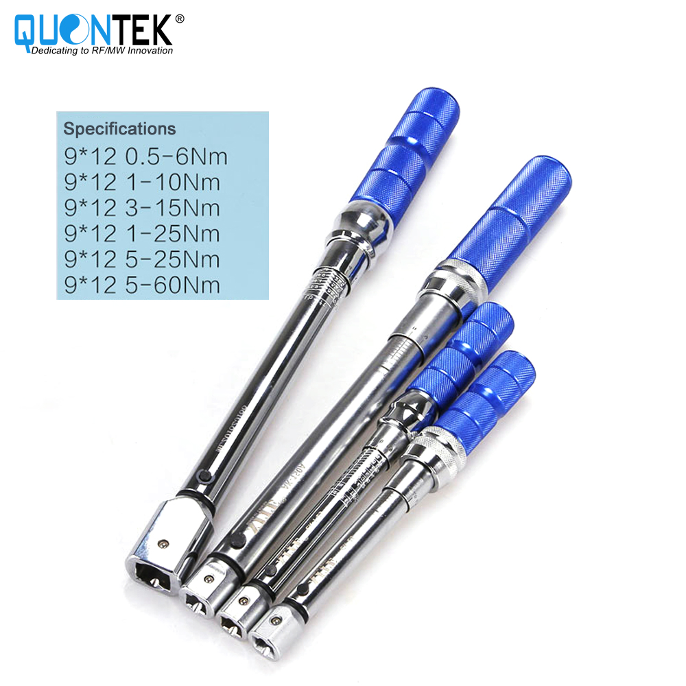 Torque wrench with 16 hex size bit designed for 2.2-5 connectors 0.5-6Nm
