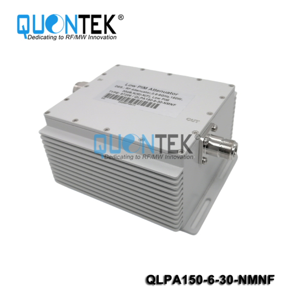 Low PIM Fixed Attenuator,150watt,0.6‐6GHz,30dB,N Connector