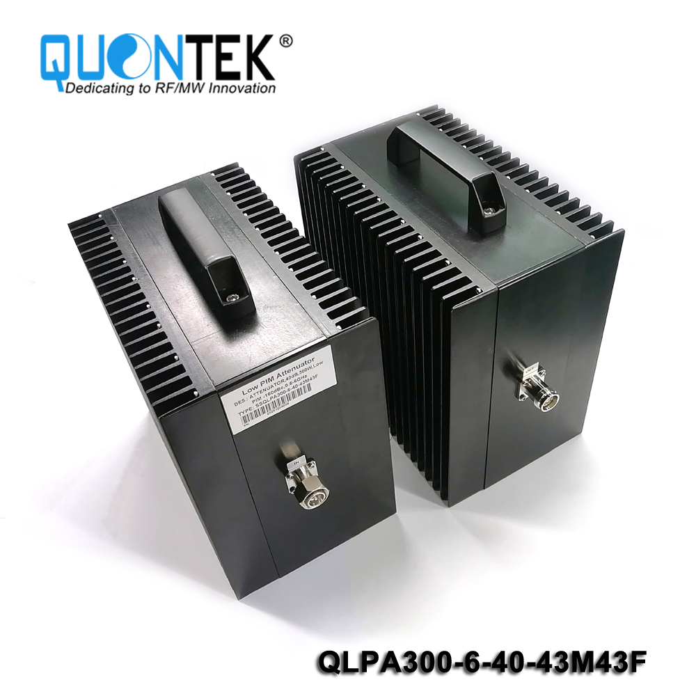Low PIM Fixed Attenuator,300watt,0.555‐6GHz,40dB,4.3-10 Connector