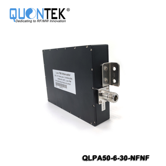 Low PIM Fixed Attenuator,N female to N female,50watt,0.6‐6GHz