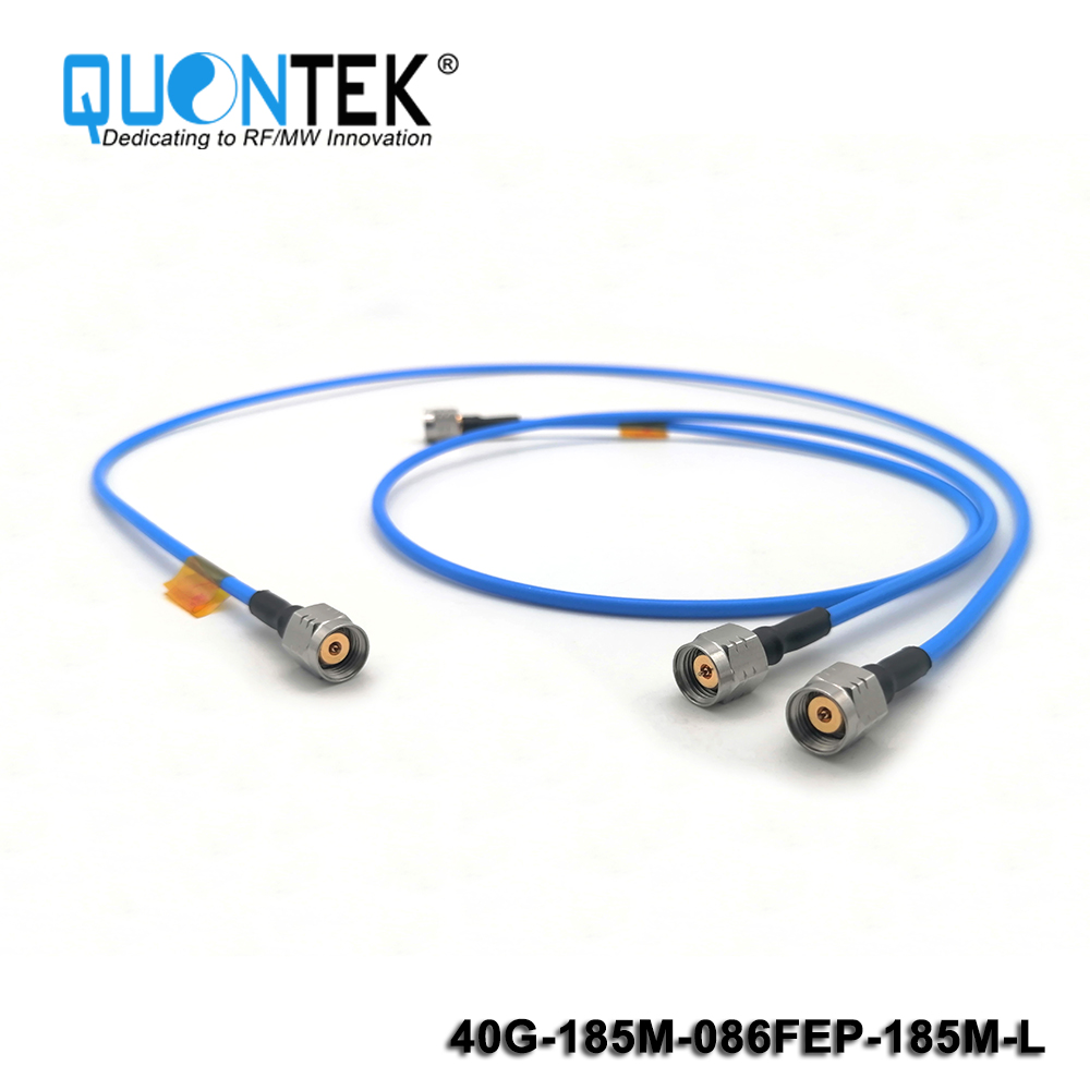 High performance cable Assembly,1.85mm male to1.85mm male with 086FEP cable,to 40G