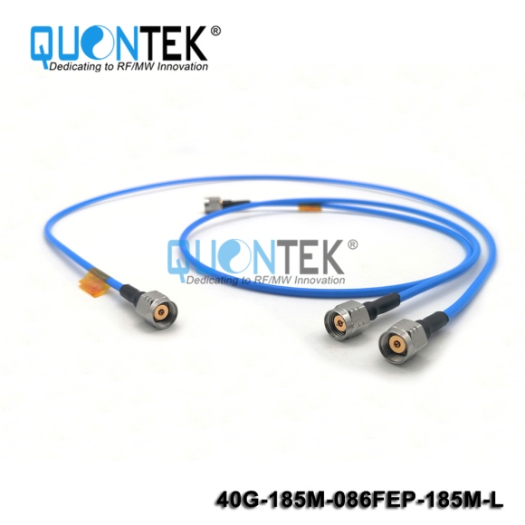 High performance cable Assembly,1.85mm male to1.85mm male with 086FEP cable,to 40G