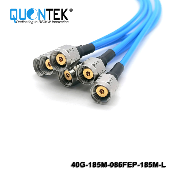 High performance cable Assembly,1.85mm male to1.85mm male with 086FEP cable,to 40G