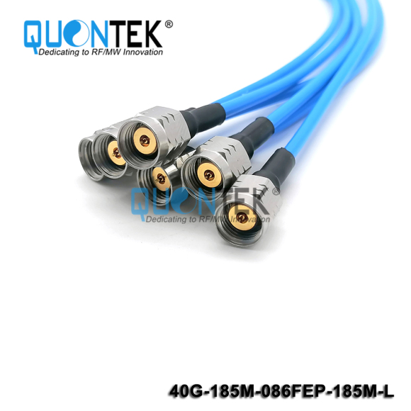 High performance cable Assembly,1.85mm male to1.85mm male with 086FEP cable,to 40G