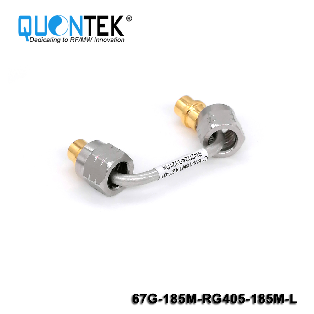 High frequency,Semi-rigid cable assembly,1.85mm male to 1.85mm male,to 67GHz