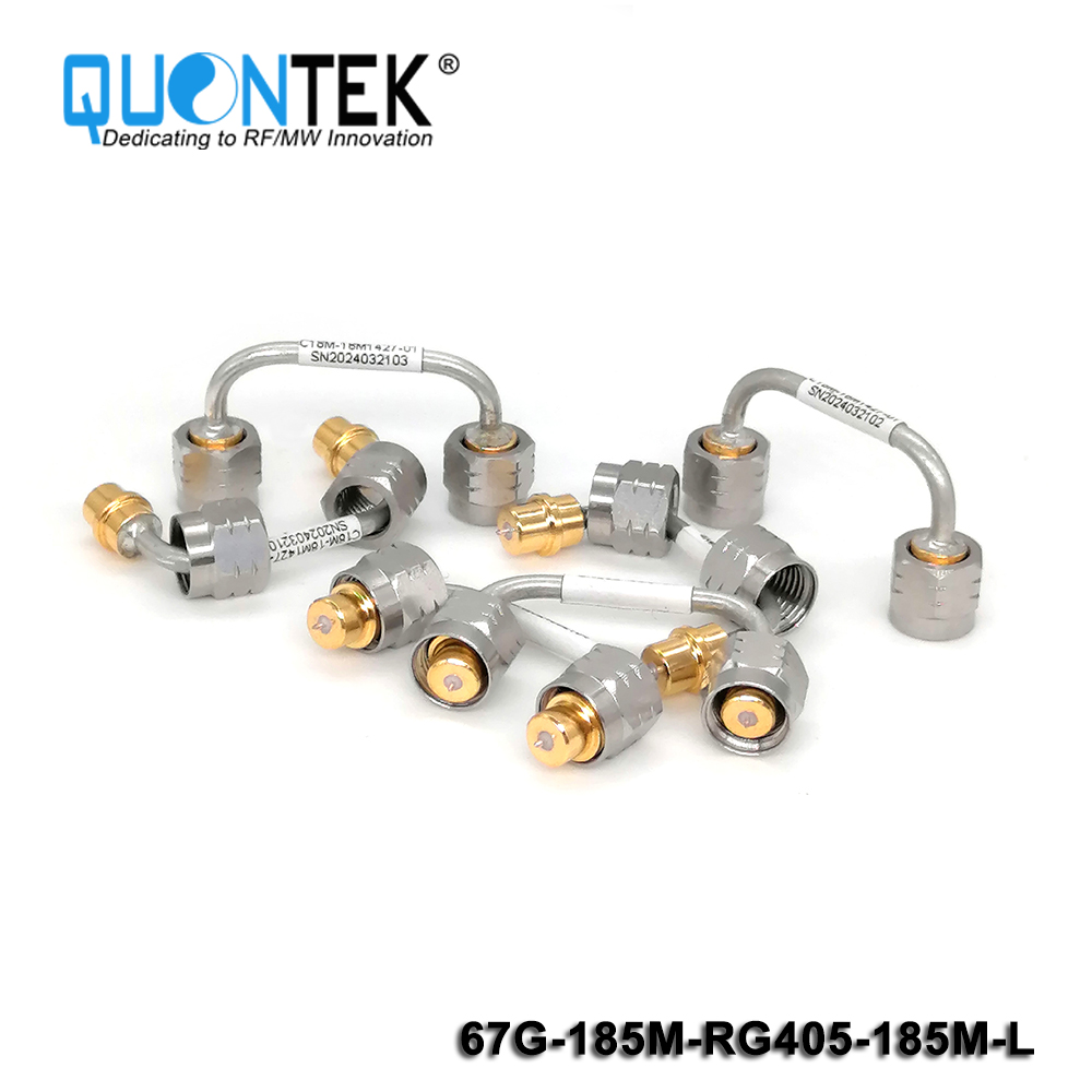 High frequency,Semi-rigid cable assembly,1.85mm male to 1.85mm male,to 67GHz