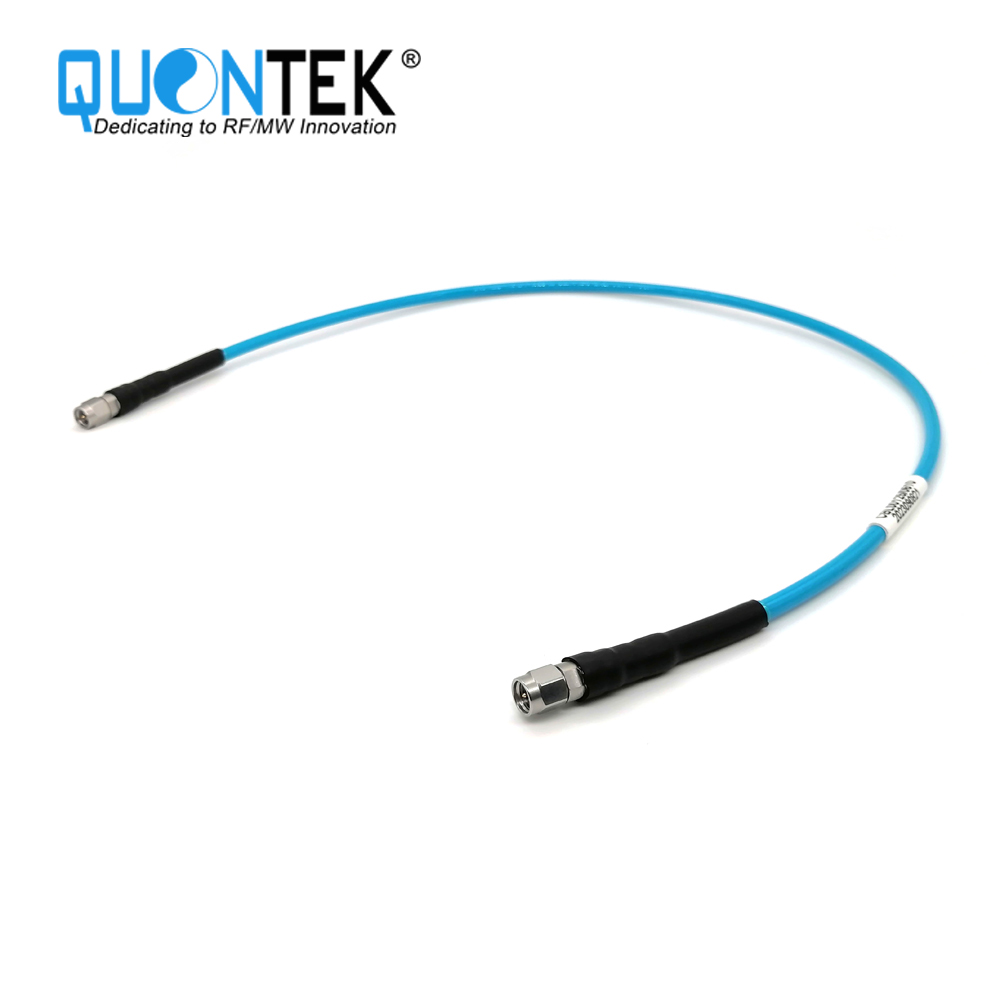 High Frequency cable assembly,SMA Male to SMA Male with QTC400TPU cable,to20GHz