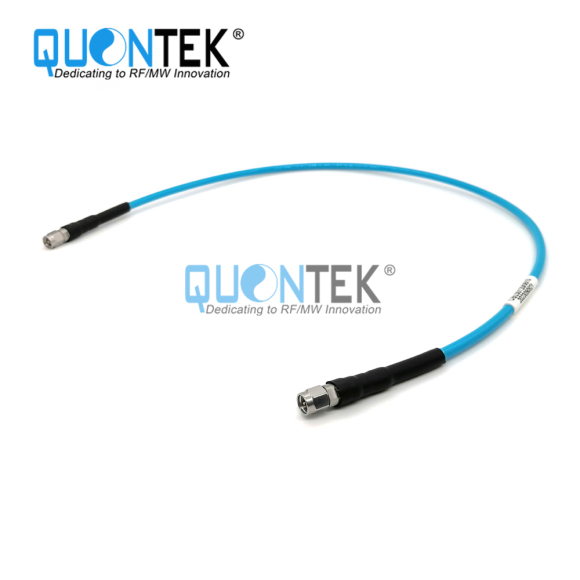 High Frequency cable assembly,SMA Male to SMA Male with QTC400TPU cable,to20GHz