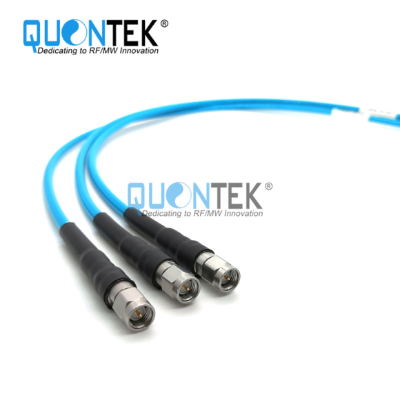 High Frequency cable assembly,SMA Male to SMA Male with QTC400TPU cable,to20GHz
