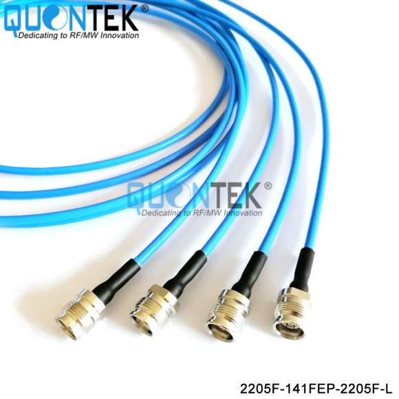 2.2-5 Female to 2.2-5 Female with .141"Simi-flexible Cable