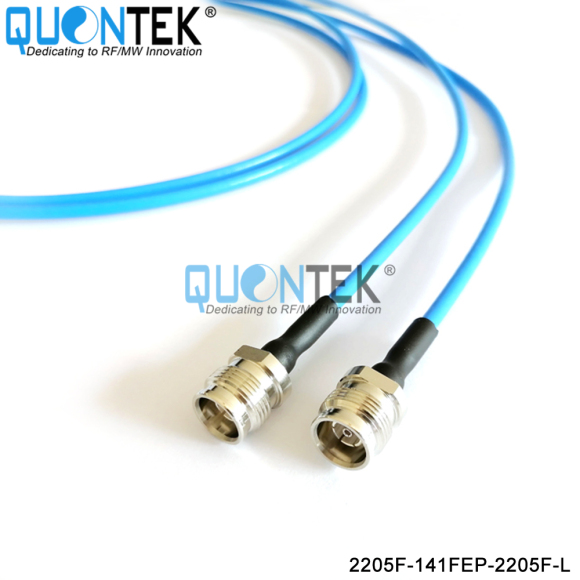 2.2-5 Female to 2.2-5 Female with .141"Simi-flexible Cable