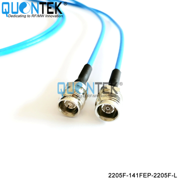 2.2-5 Female to 2.2-5 Female with .141"Simi-flexible Cable