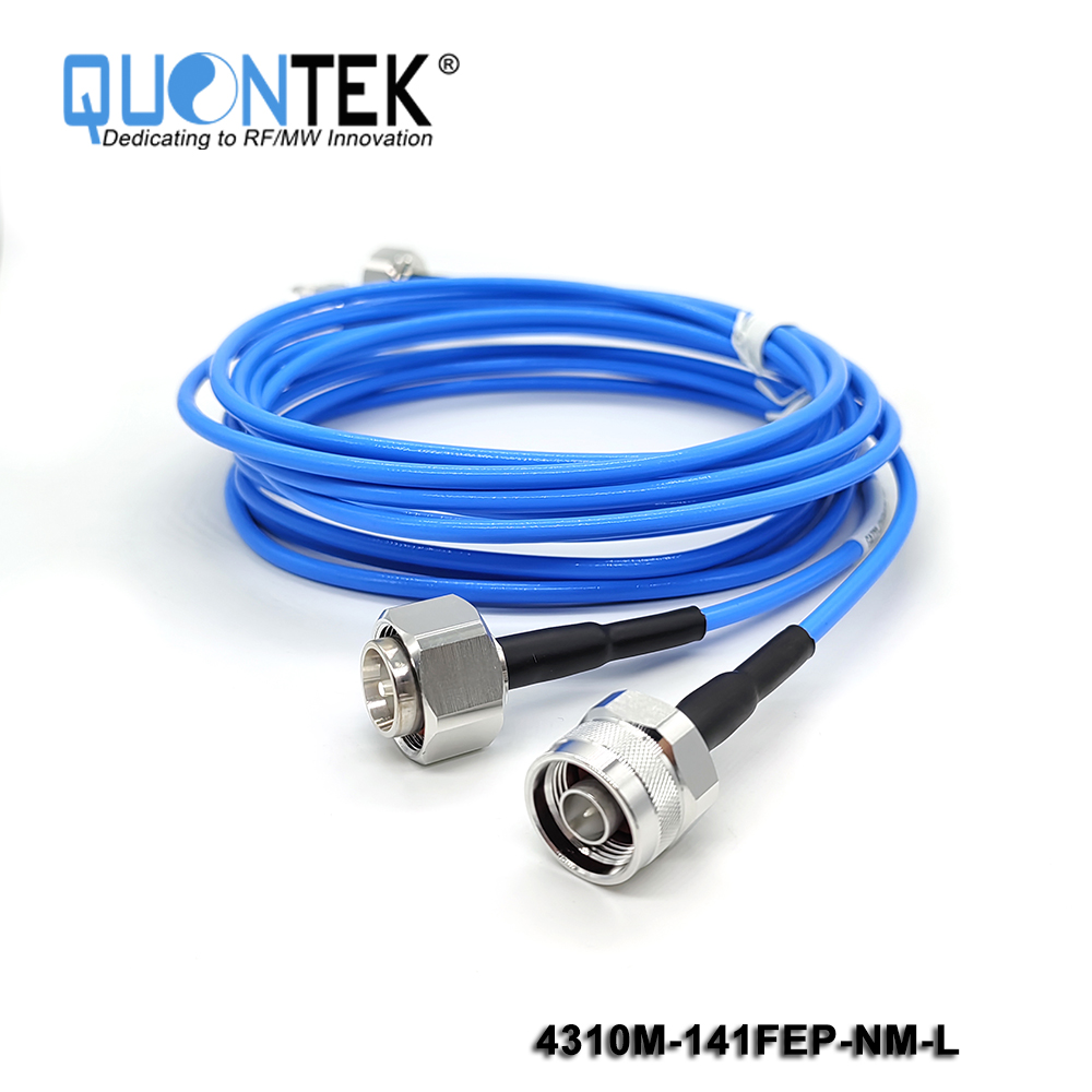 Low PIM Cable Assembly-4.3-10 male to N male with 141FEP cable