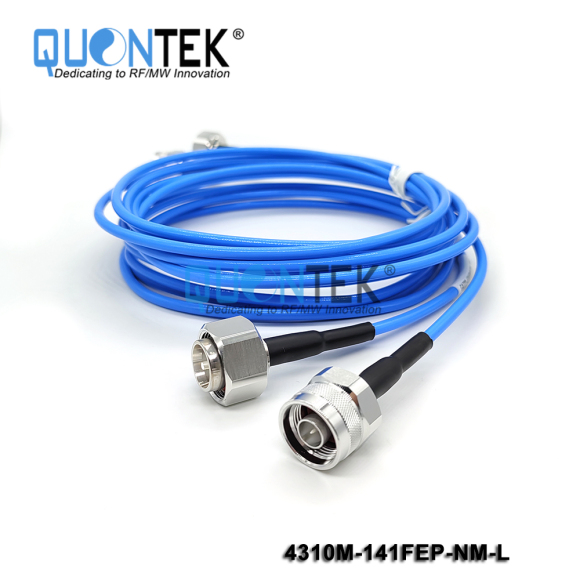 Low PIM Cable Assembly-4.3-10 male to N male with 141FEP cable