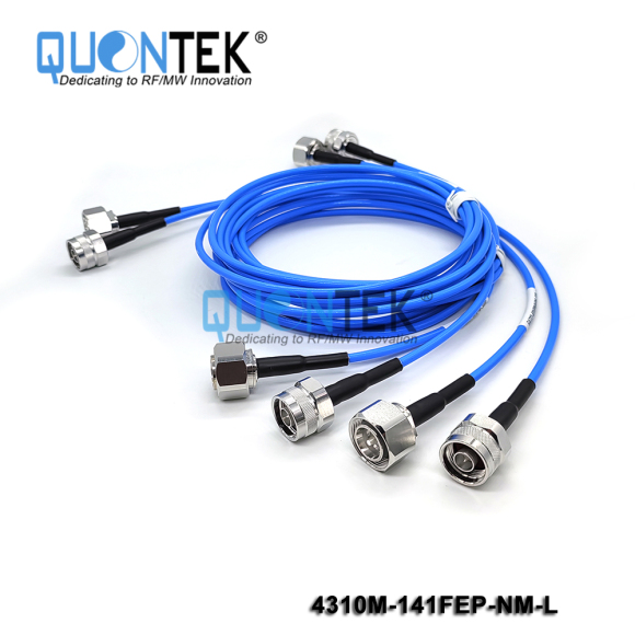 Low PIM Cable Assembly-4.3-10 male to N male with 141FEP cable