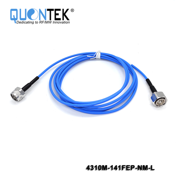 Low PIM Cable Assembly-4.3-10 male to N male with 141FEP cable