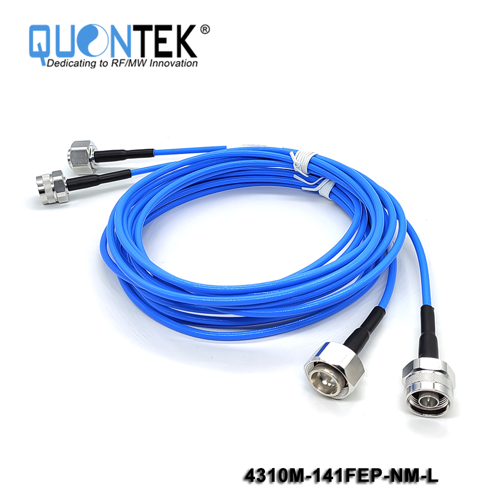 Low PIM Cable Assembly-4.3-10 male to N male with 141FEP cable