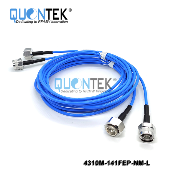Low PIM Cable Assembly-4.3-10 male to N male with 141FEP cable