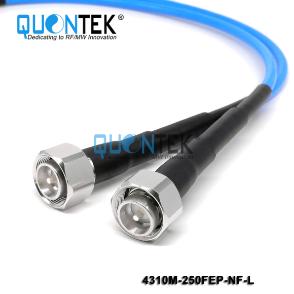 Low PIM Cable Assembly-4.3-10 male to N female with .250"Cable