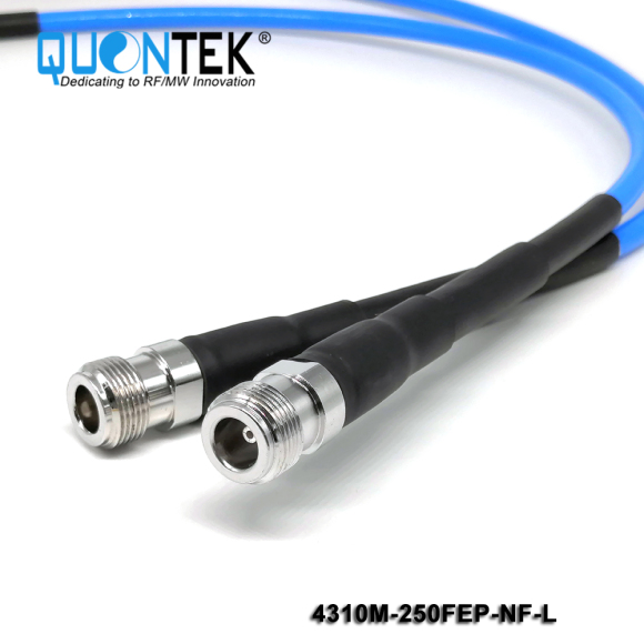 Low PIM Cable Assembly-4.3-10 male to N female with .250"Cable