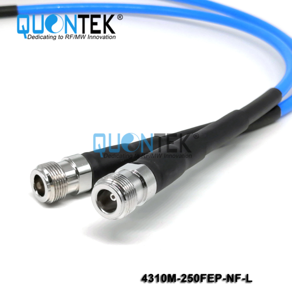 Low PIM Cable Assembly-4.3-10 male to N female with .250"Cable