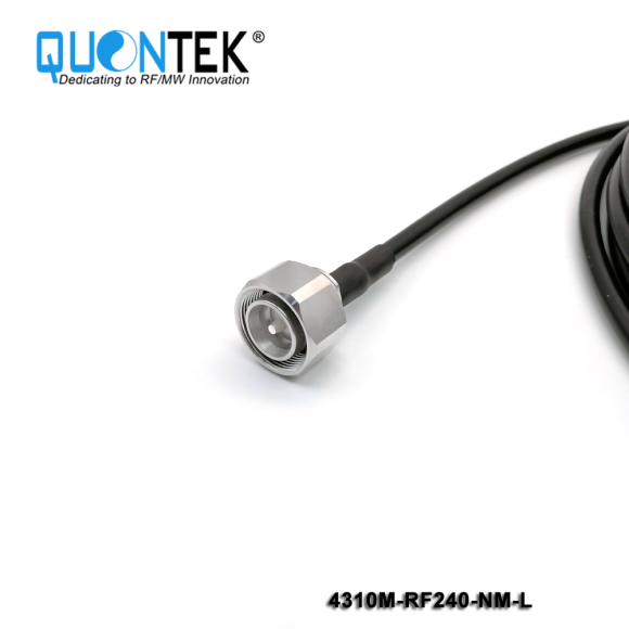 Cable Assembly,N male to 4.3-10 male with RF240 cable