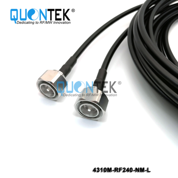 Cable Assembly,N male to 4.3-10 male with RF240 cable