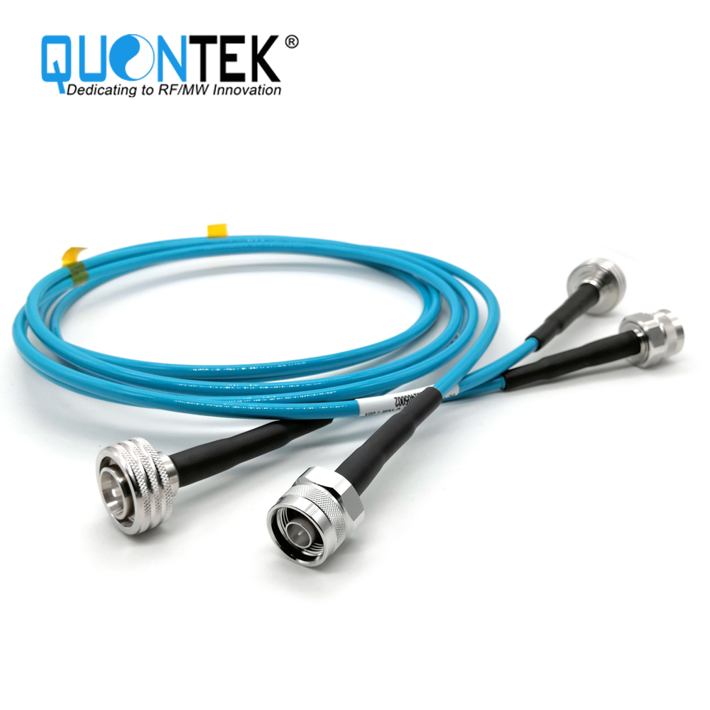 Cable Assembly,4.3-10 male Quick lock type to N male with QTC400TPU cable