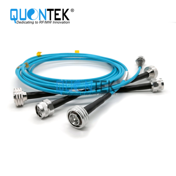 Cable Assembly,4.3-10 male Quick lock type to N male with QTC400TPU cable