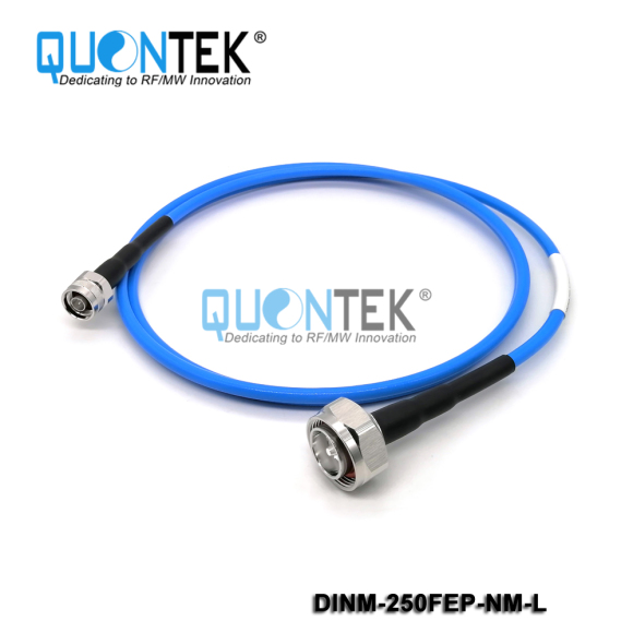 Low PIM Cable Assembly- DIN male to N male with .250" Cable,L=XXmm