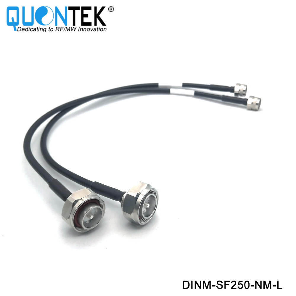 Low PIM Cable Assembly-DIN male to N male with SF250 Cable,L=XXMM(Customized)