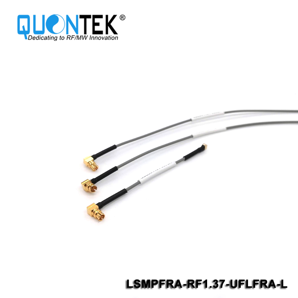 Cable Assembly,LSMP RA Female to U.FL RA Female with RF1.37 cable,L=XXmm