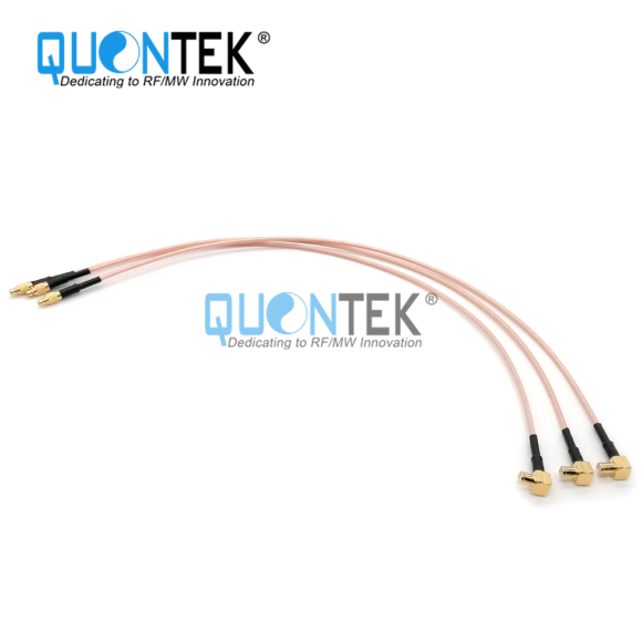CABLE ASSEMBLY,MCX RA male to MMCX male with RG178 cable