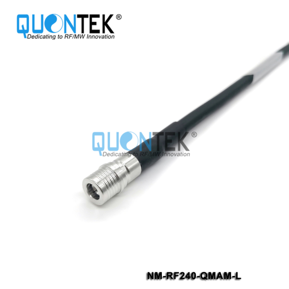 Cable Assembly,N male to QMA male with RF240 cable
