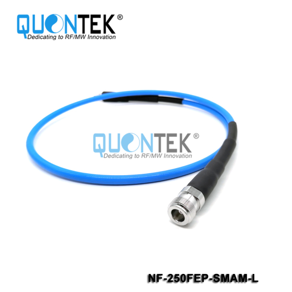 Low PIM cable assembly,SMA male to N female with 250FEP cable