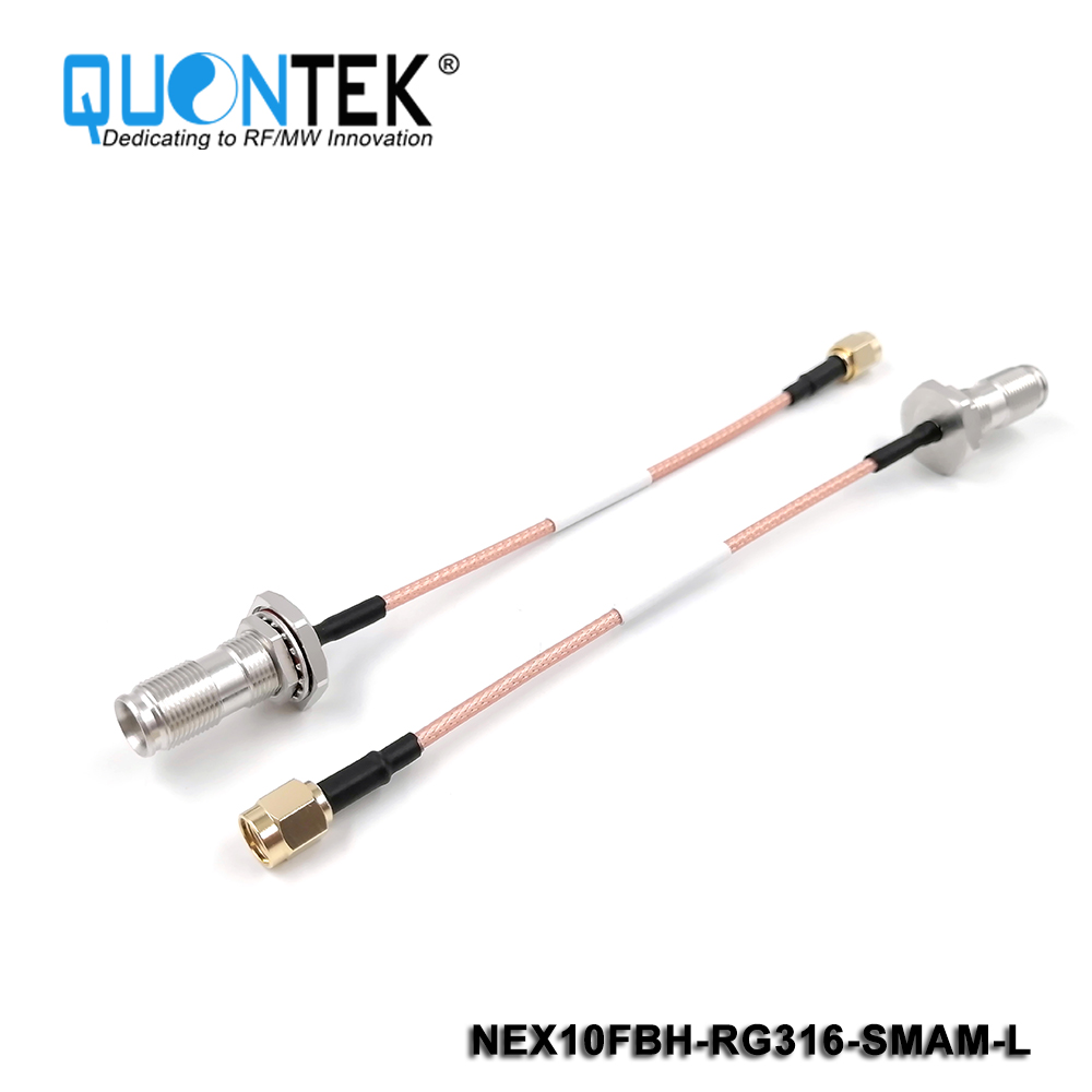 Cable assembly,NEX10 female to SMA Male with RG316 cable