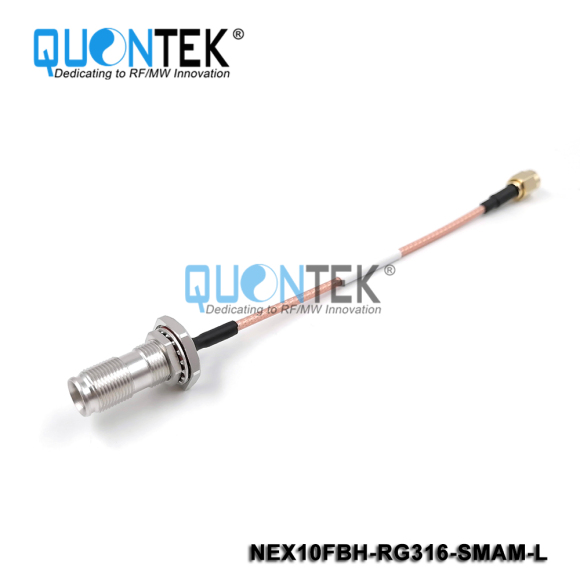Cable assembly,NEX10 female to SMA Male with RG316 cable