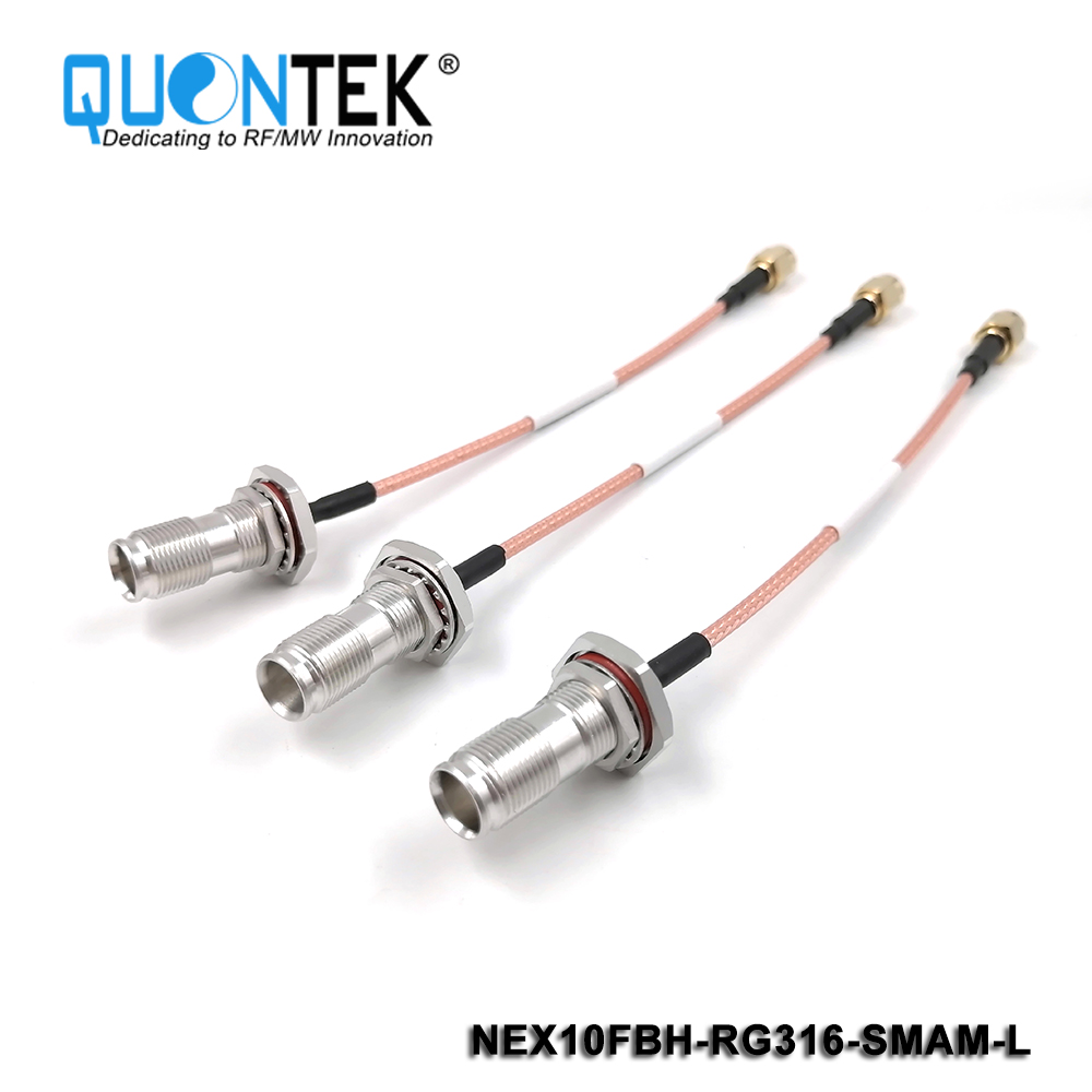 Cable assembly,NEX10 female to SMA Male with RG316 cable