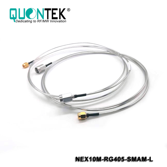 Cable assembly,NEX10 male to SMA Male with RG405 semi-rigid cable