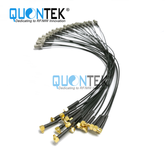 Cable assembly,SMA BH female to MMCX RA male with RF1.37 cable,to 6GHz