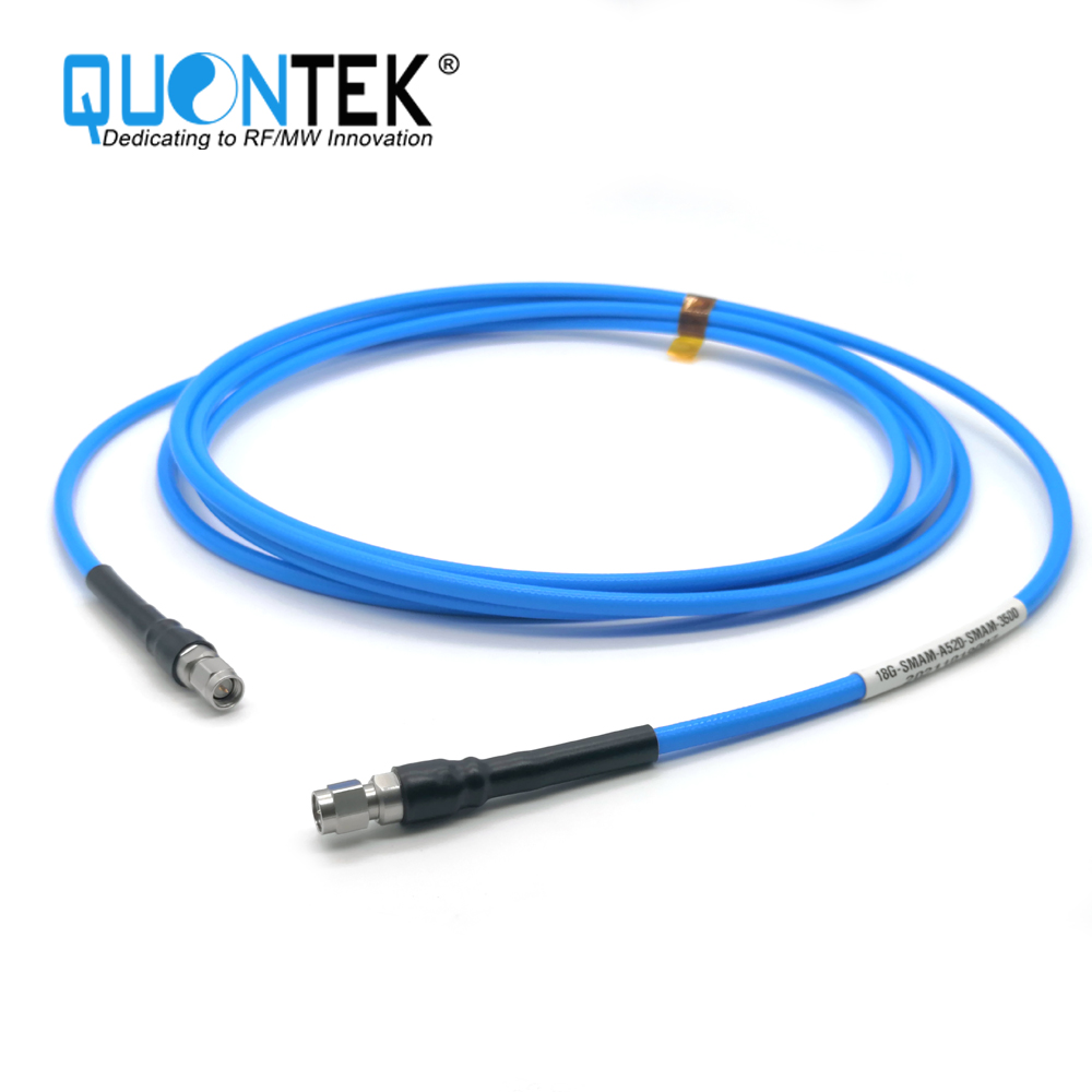 High Frequency cable Assembly,SMA Male With QTA520 cable,to 18GHz,l=XXm